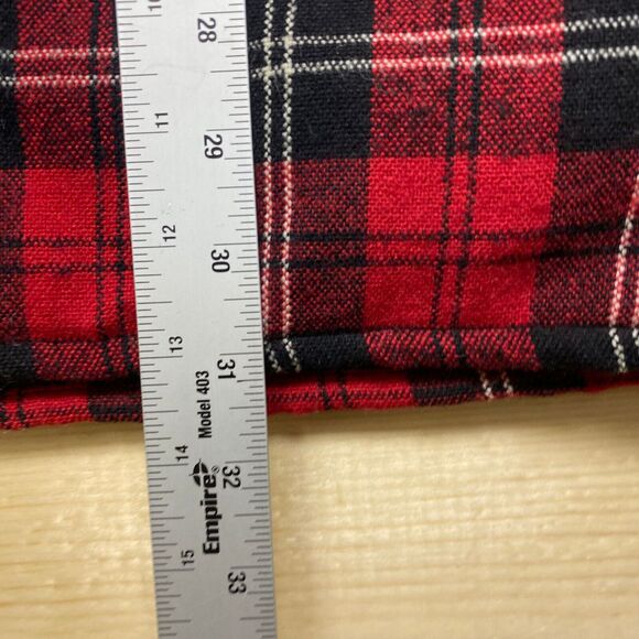 Vintage Coleman Shirt Medium Red Black Wool Blend Button Up Jac Jacket Plaid - Picture 13 of 14